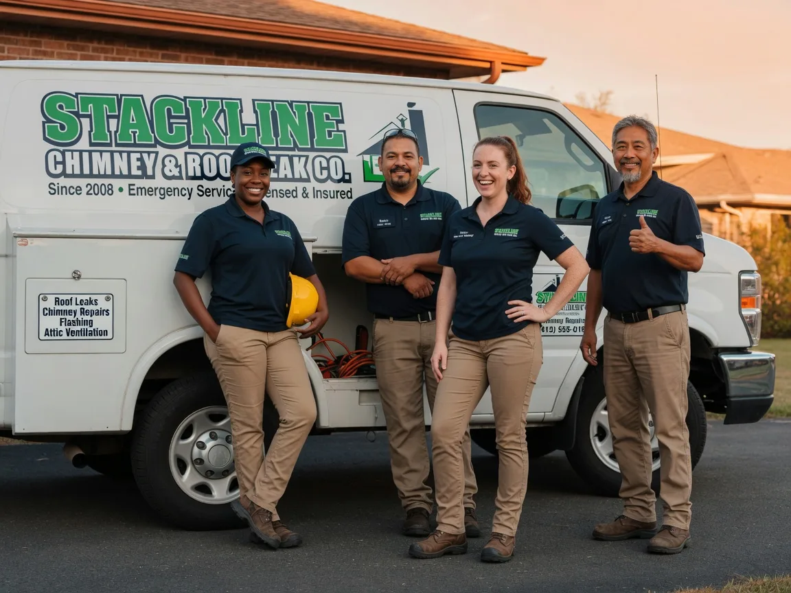 Chimney flashing repair company in Arcadia, KS